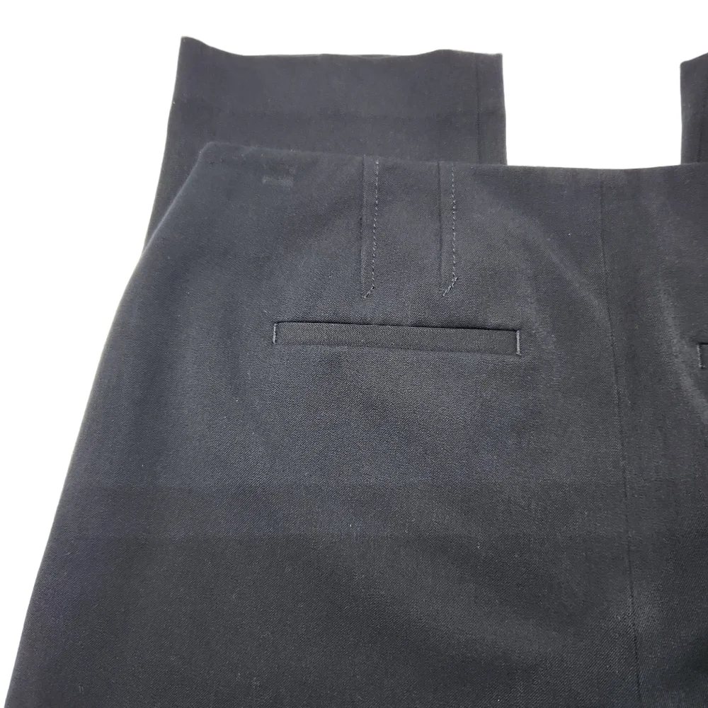 Talbots Pants Straight Leg High Waist Navy Blue, Size 10 Petite - Picture 8 of 14